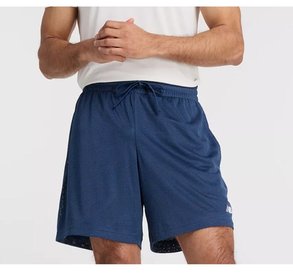 New Balance Men's Navy Sport Essentials Mesh Athletic Short Size S